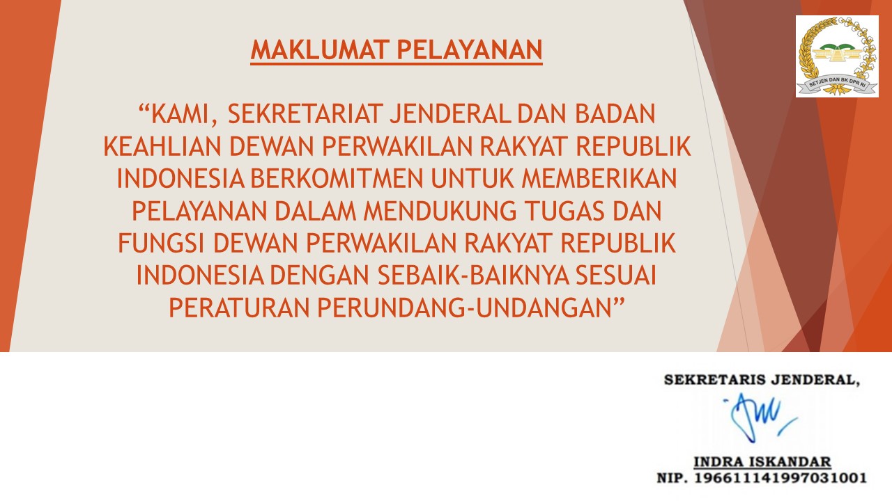 Maklumat Pelayanan, 1 Juli 2020