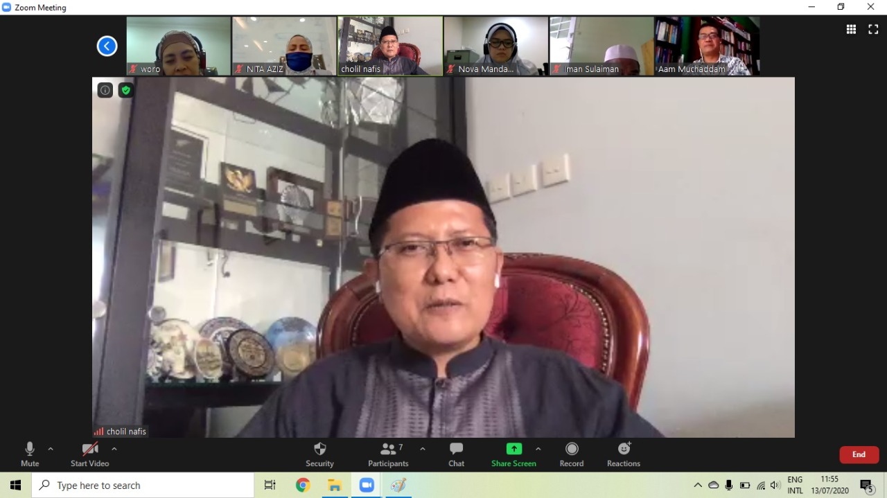 Diskusi dengan Bpk. KH M. Cholil Nafis (Ketua Komisi Dakwah dan Pengembangan Masyarakat MUI Pusat)