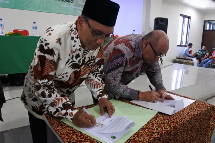 Penandatanganan MoU dengan IAIN Syekh Nurjati Cirebon
