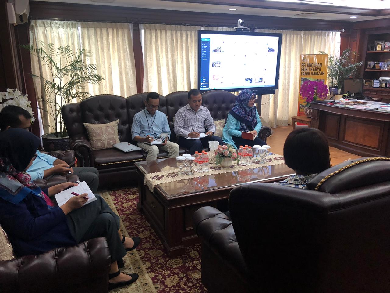 Rapat Koordinasi Tim Penyusun 6 Paket RUU dengan Fahri Hamzah (Wakil Ketua DPR RI Bidang Korkesra)