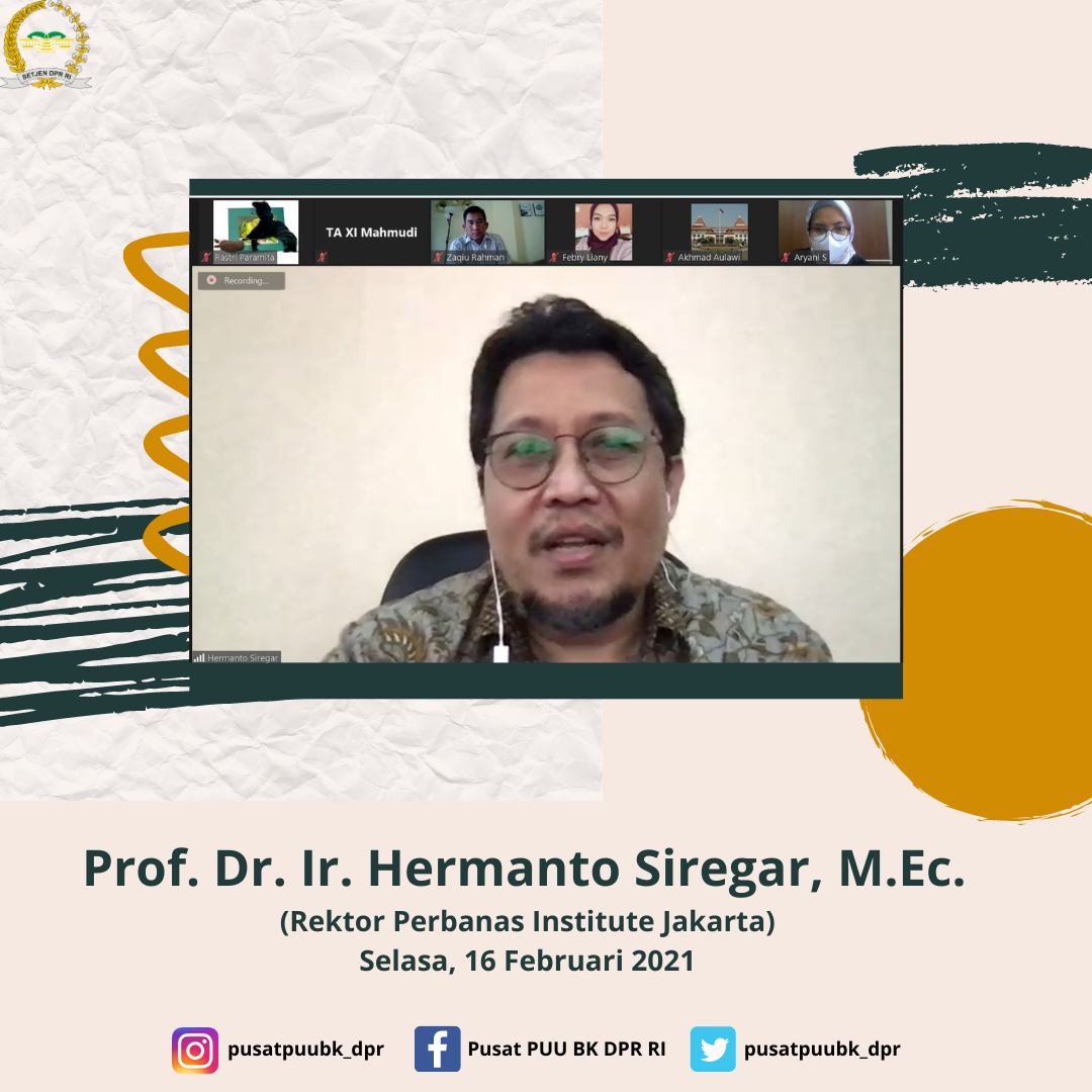 RUU tentang Reformasi, Pengembangan, dan Penguatan Sektor Keuangan